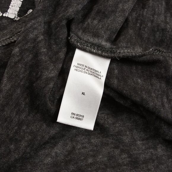 Lucky Brand x ACDC Back in Black Bells World Tour Black Short Sleeve Shirt Sz XL - Picture 7 of 10